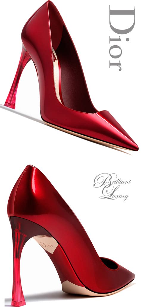 red heels dior|Dior high heel boots.